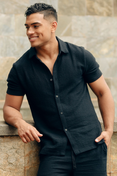 TEXTURED SHIRT
