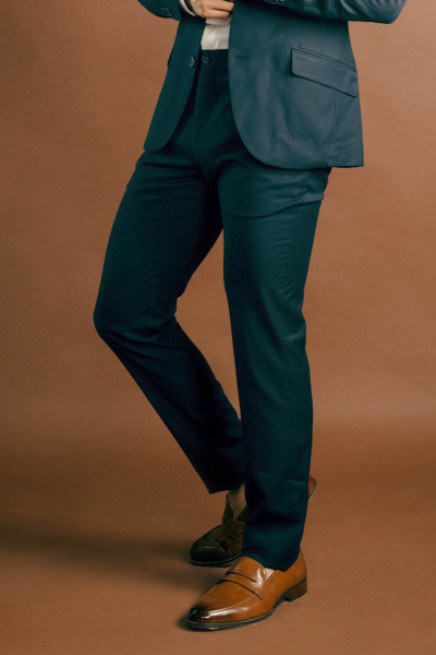 SLIM FIT SUIT TROUSERS