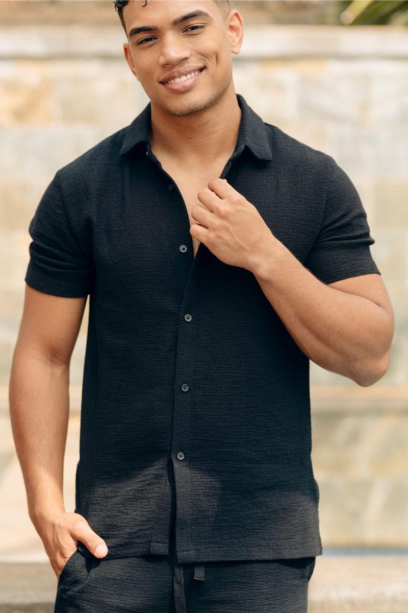 TEXTURED SHIRT