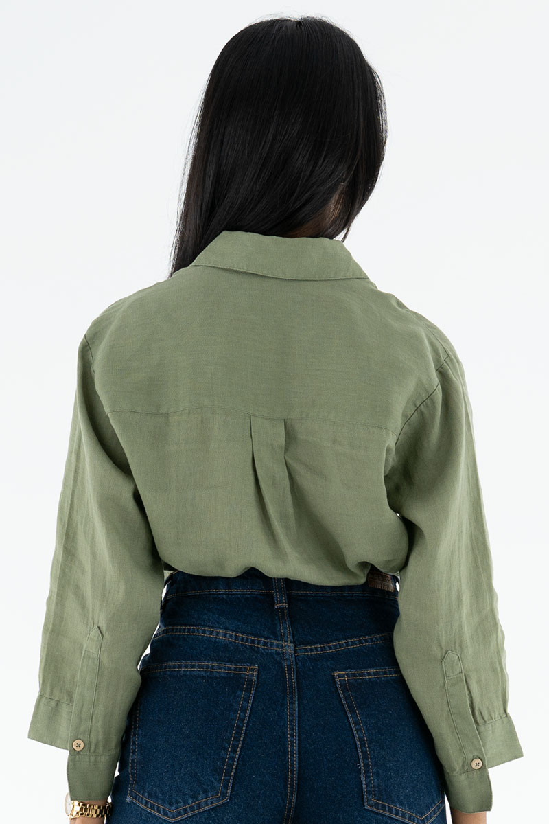 OVERSIZE 100% LINEN SHIRT