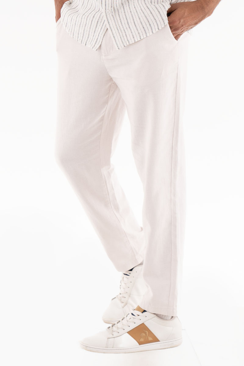 LINEN BLEND PANT